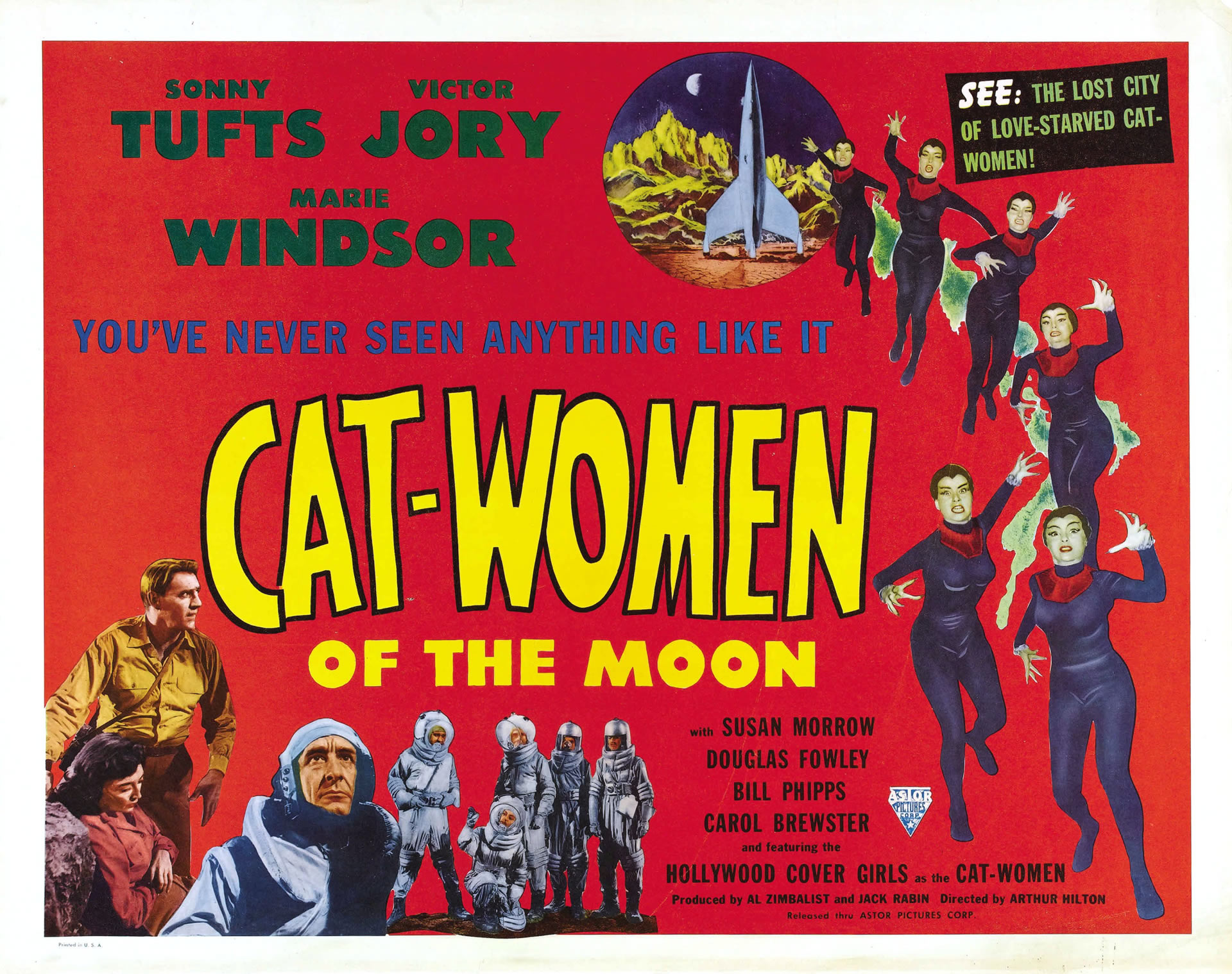 Cat-Women of the Moon 1953 drive in movie channel