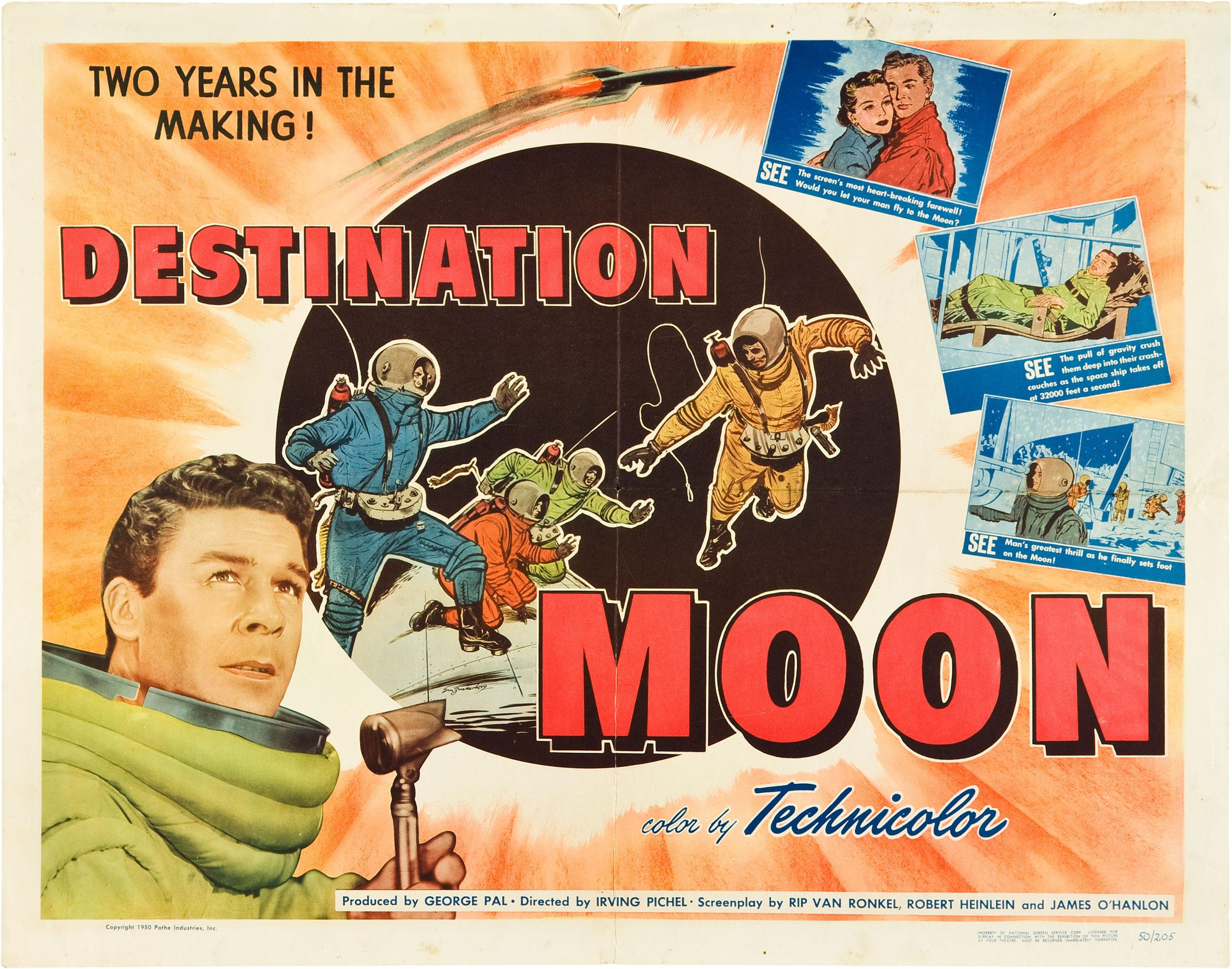 Destination... Lune! 1950 drive in movie channel